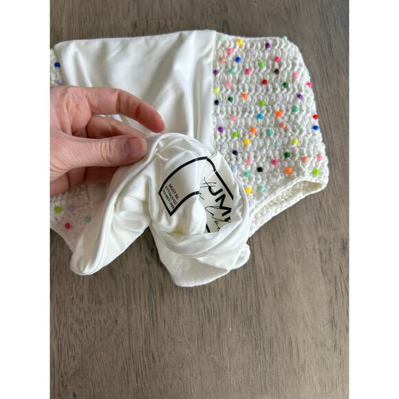 JMP the Label Cancun Crochet High Waisted Bottom in Daydream - S - Picture 4 of 5